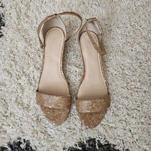 Ann Taylor Tan Cork Sandals